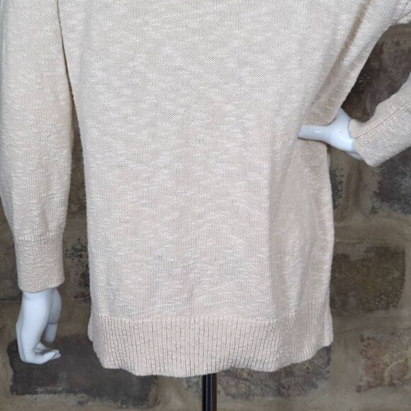 Rachel‎ Zoe Oatmeal Long Sleeve Lightweight Sweater Woman's Size Small - Picture 8 of 12